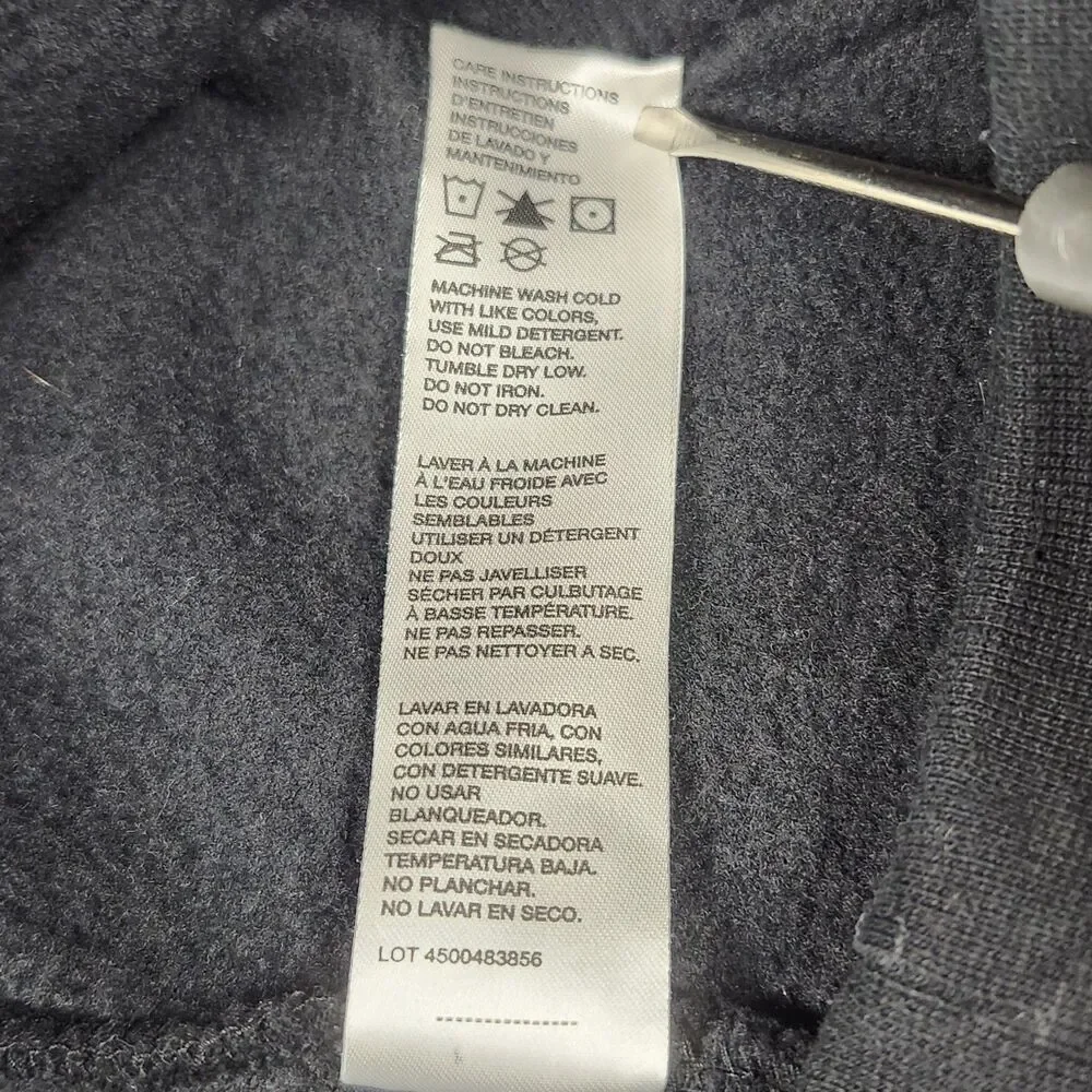 CAT Hoodie Mens XL Black Fleece Pockets‎ Heavyweight
